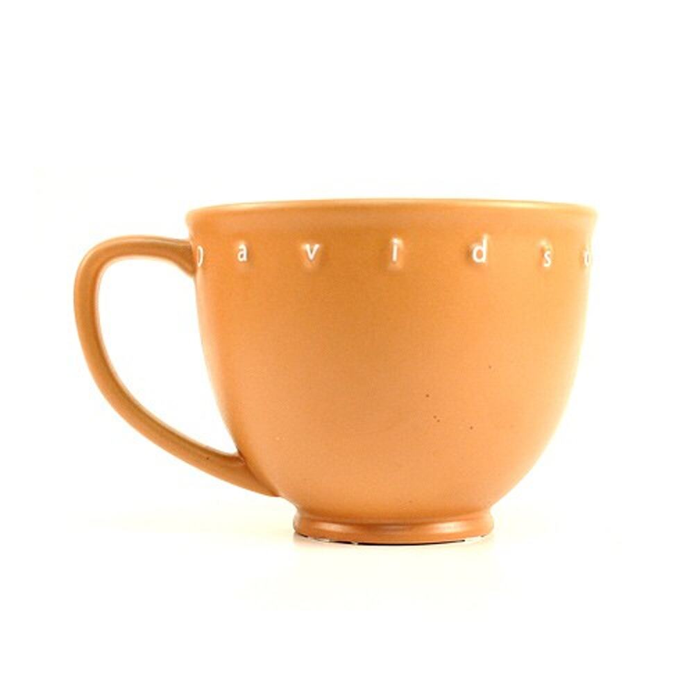 Harley-Davidson® Latte Mug Burnt Orange 15 oz. Relief New Ceramic